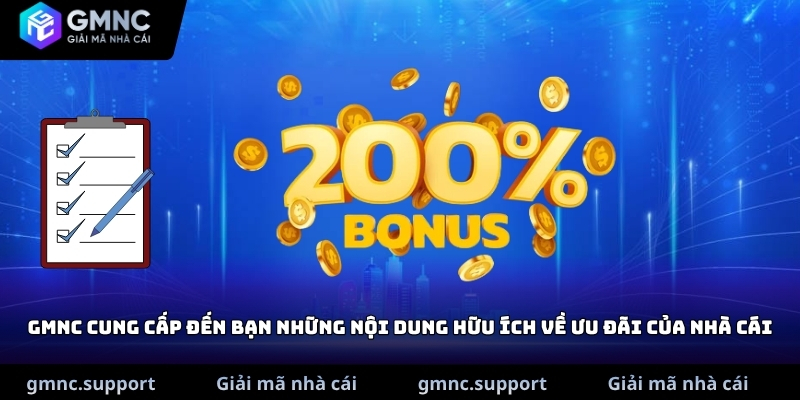 nội dung hữu ích về ưu đãi của nhà cái