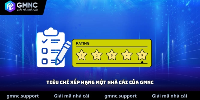 Tiêu chí xếp hạng một nhà cái của GMNC